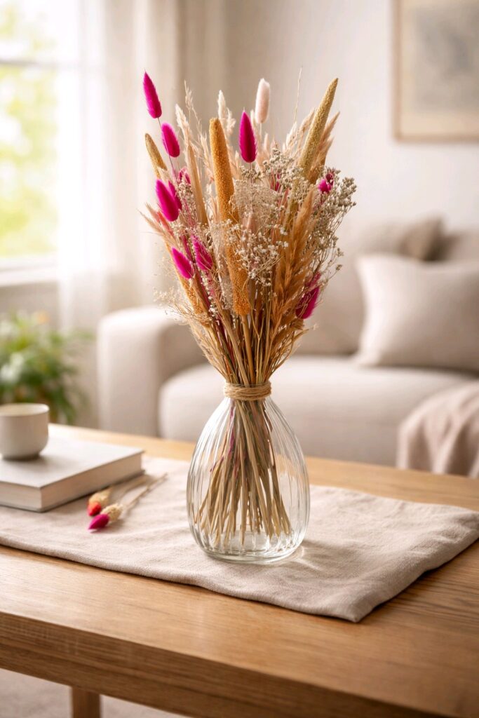 Droogbloemen Boeket summer barbie