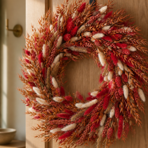 Strokrans ∅30 cm rood/roze